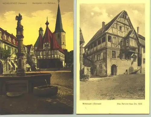 2x Michelstadt um 1928 (intern : )