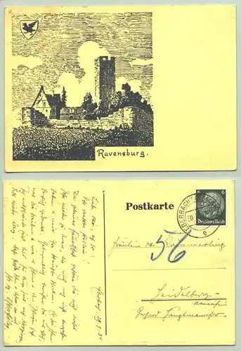 (1019763) Ansichtskarte "Ravensburg" (bei Sulzfeld Baden-Württemberg)