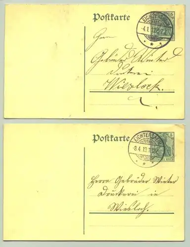PK 2x Eichtersheim 1913 (intern : 1020828)