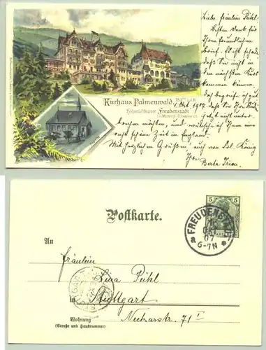 Freudenstadt 1907 (intern : 1020423)