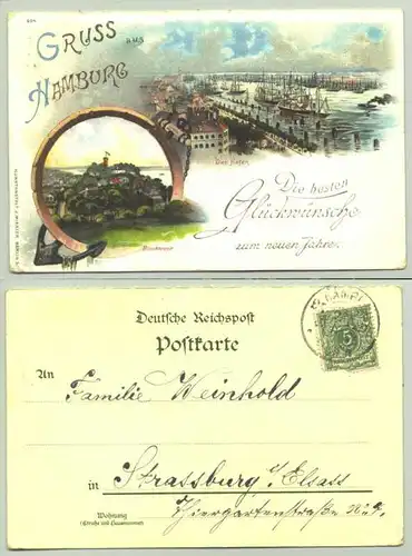 Hamburg um 1898 (intern : )