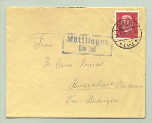 Brief Moettlingen 1930 (intern : )