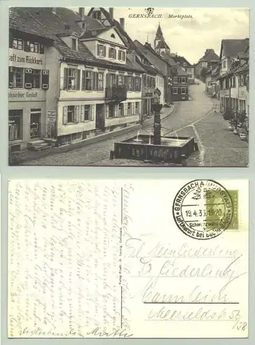 Gernsbach 1933 (intern : )