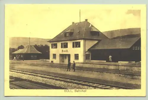 Boll Bahnhof um 1920 (intern : )