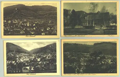 4x Bad Liebenzell 1930 (intern : )