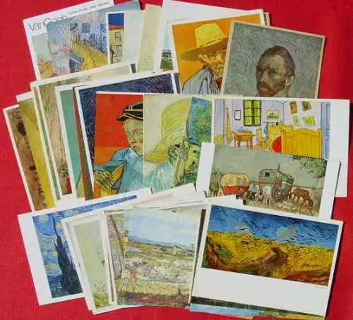 Neu : Versandkosten ab Euro 2,20 () Vincent van Gogh Künstler-Postkarten mit herrlichen Motiven. Kleine Sammlung von 38 verschiedenen Ansichtskarten aus der Zeit der 1930-er Jahre bis in die neuere Zeit. (Verlage : Wiechmann, Piperdrucke,...
