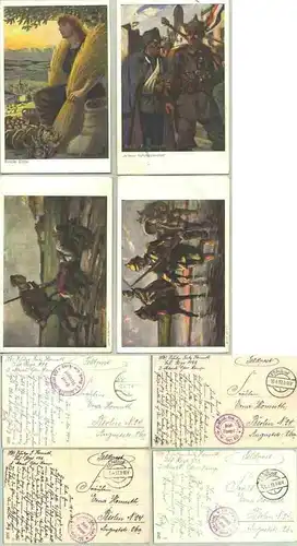 4x Kuenstler-Tippmann WK I. (intern : )