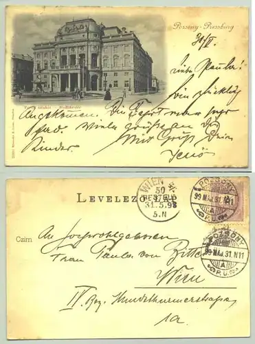 Pressburg, Ungarn, 1898 ()