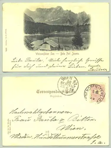 Weissenfelder See, Ungarn, 1898 ()