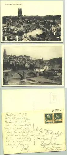 2 x Fribourg, Schweiz um 1929 ()