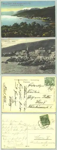 Abbazia,  2 x um 1912 (1026525)