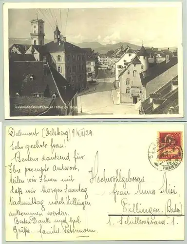 Delemont, Schweiz 1929 (1030156)