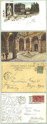 Firenze, Italien, 2 x 1900-32 (1026278)