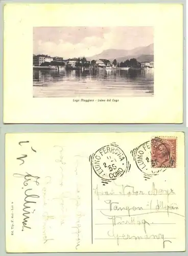 Lago Maggiore, Italien, 1910 ? ()