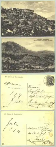 Montecassino, Italien, 2 x 1929 ()