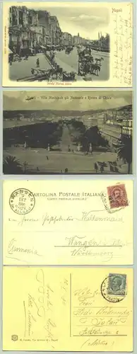 Napoli, Italien, 2 x 1900-11 (1026239)
