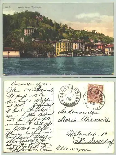 Tremezzo, Italien, 1908 (1026241)
