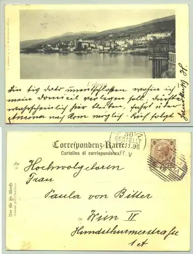 Volosca, Kroatien 1898 (1026245)
