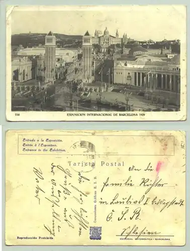 Ausstellung Barcelona 1929 (intern : 1025350)