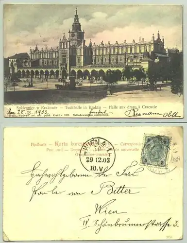Krakau, Polen, 1903 (1026918)