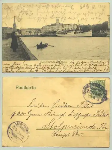 Swinemuende, Polen, 1903 (1026730)