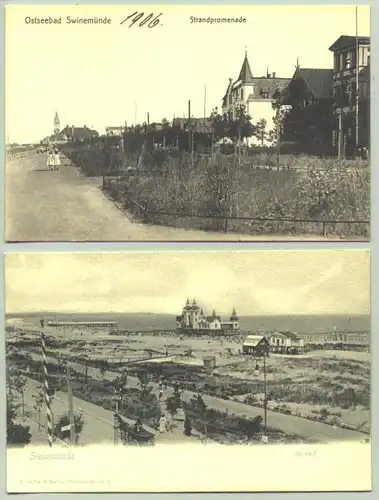 Swinemuende, Polen, 2 x um 1906 ()