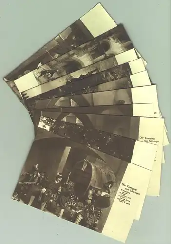 (1025524)  10 Ansichtskarten zum Thema 'Trompeter von Säckingen' mit rückseitigem Aufdruck 'Film-Kunst', Eiko-Film Berlin, wohl um  die 1930-er Jahre ?