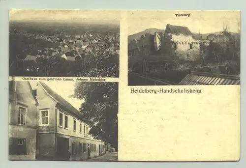 (69115-211) Heidelberg Handschuhsheim Gasth. um 1910