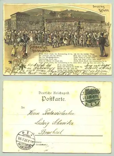Heidelberg Sommertag 1897 (intern : 021)
