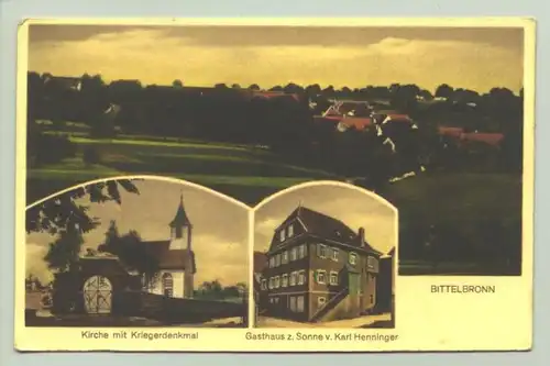 Bittelbronn um 1910 ? (intern : 1021813)