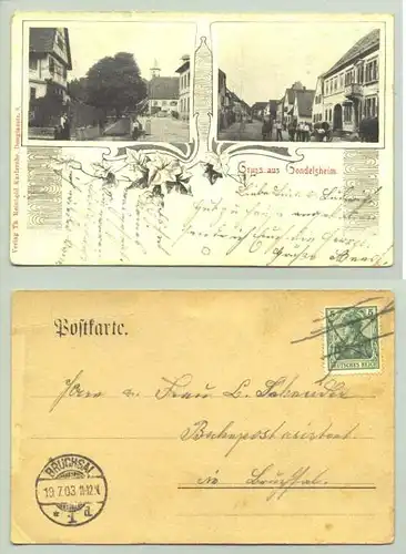 Gondelsheim 1903 (intern : 1021896)