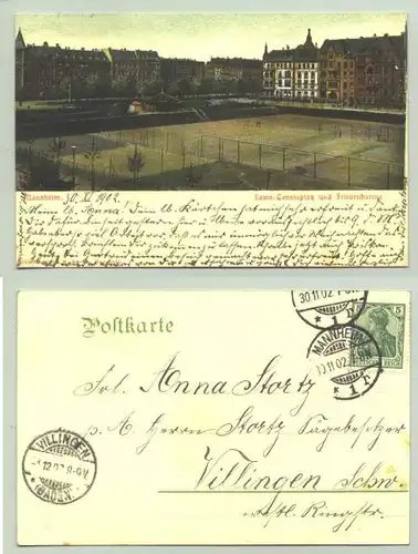 Mannheim Tennis 1902 (intern : 101)
