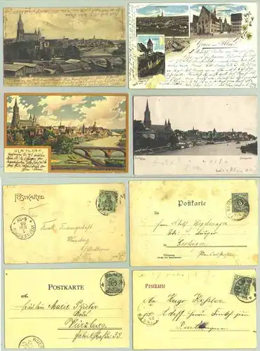 4 x Ulm um 1900 (intern : )