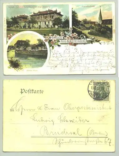 Groetzingen 1909 (intern : 1021940)