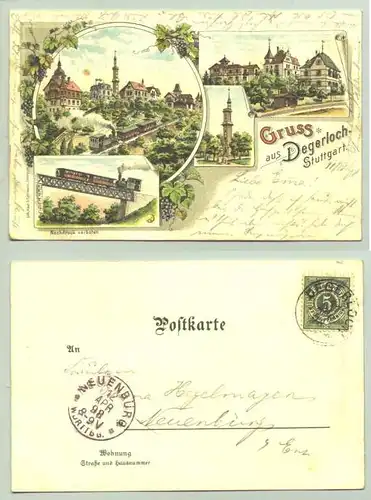 Stuttgart Degerloch 1898 (intern : 051)