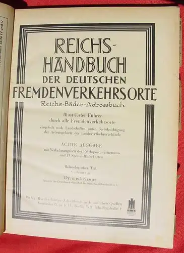 Reichs-Handbuch Fremdenverkehrsorte 1934 (2001546)