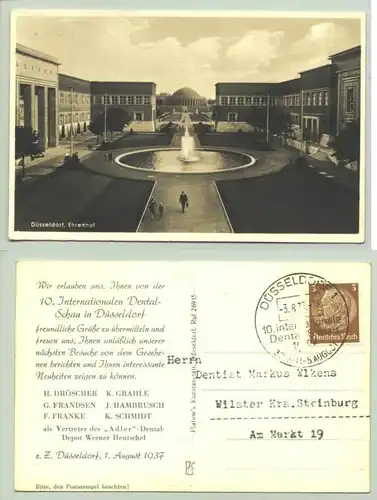 Duesseldorf Ausst. 1937 (intern : 40210131