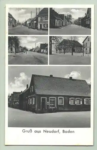 (76676-021) Graben-Neudorf / Baden, um 1940 ? Ansichtskarte. "Gruss aus Neudorf, Baden"