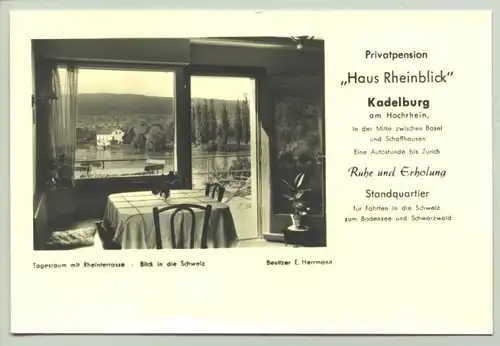 Kadelburg um 1960 (intern : 1024153)