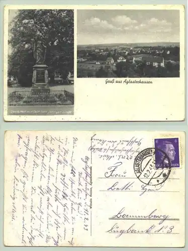 (74858-051) Ansichtskarte. "Gruss aus Aglasterhausen"
