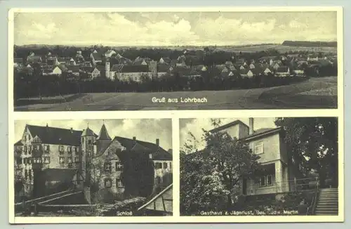 (74821-071) Ansichtskarte. Um 1940 ? "Gruss aus Lohrbach".  ( Mosbach )