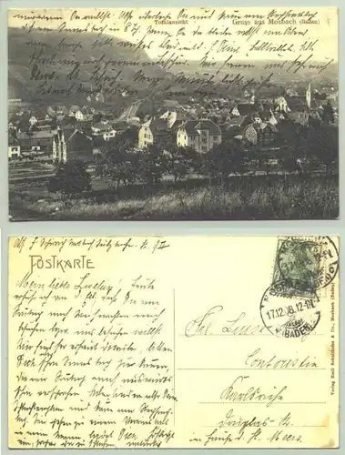 (74821-081) Ansichtskarte. "Gruss aus Mosbach (Baden)"
