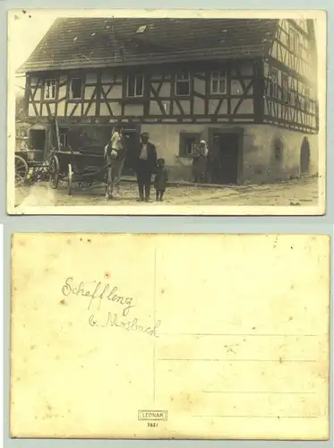 (74850-021) Ansichtskarte. Foto-AK. Angeblich aus Schefflenz b. Mosbach. Um 1918 ?