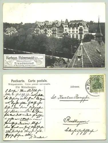 Freudenstadt 1908 (intern : 1021756)