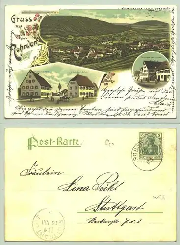 (72229-011) Ansichtskarte. Gruss aus Rohrdorf