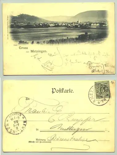 Metzingen 1898 (intern : )