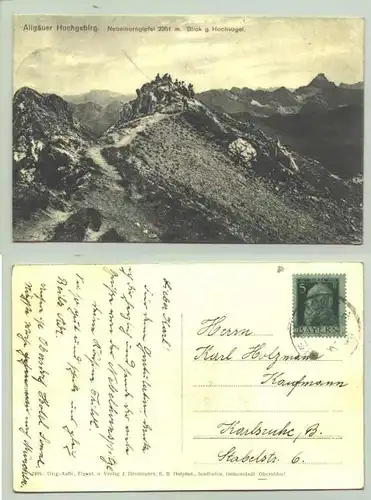 Nebelhorn um 1911 (intern : 1024556)