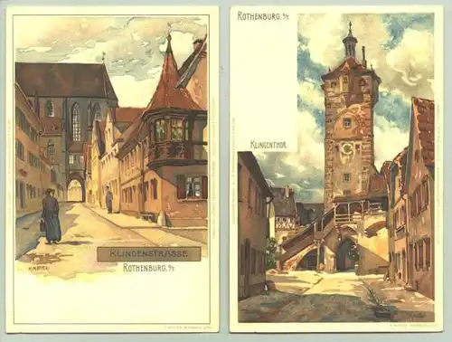 2x Rothenburg um 1900 (intern : )