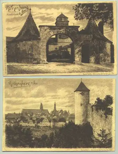 2x Rothenburg um 1910 (intern : 1024805)