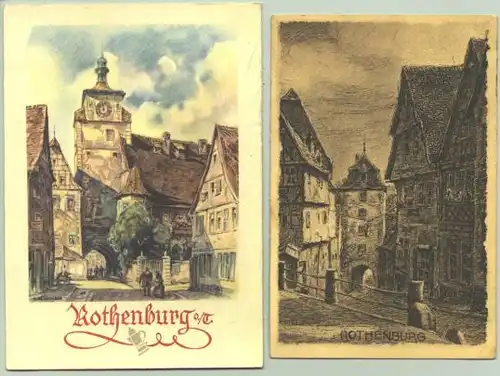 2x Rothenburg um 1941 (intern : )